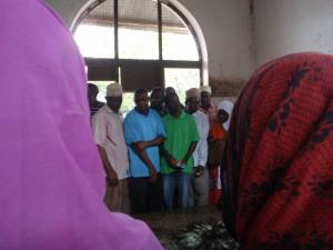 Fish auction at Stone Town market, Zanzibar.