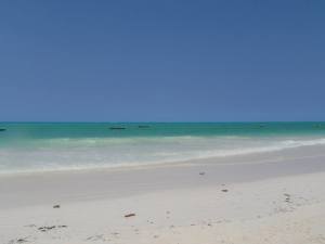 Beautiful Paje beach, Zanzibar.