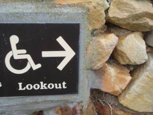 Look out! People in wheelchairs, aggghhhh!