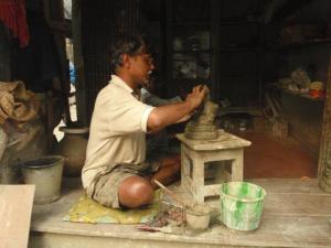 Potters' Quarter in Kumortuli, Calcutta