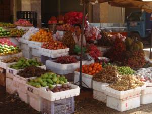 Just some of the delicious local food our guide didn't buy