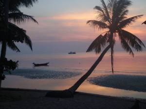 Pools of my vomit gently lap the shore that evening. (Not really).